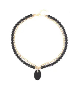 JT Black Obsidian Necklace