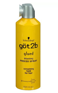 SCHWARZKOPF GOT 2B GLUED BLASTING FREEZE SPRAY