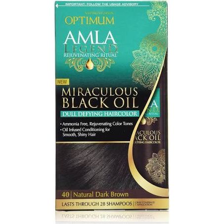 Optimum Amla Miraculous Black Oil Dull Defying Hair Color