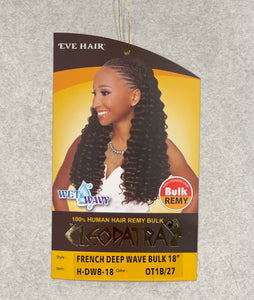 Another beautiful set of boho knotless - Cleopatra French Deep Wave 18