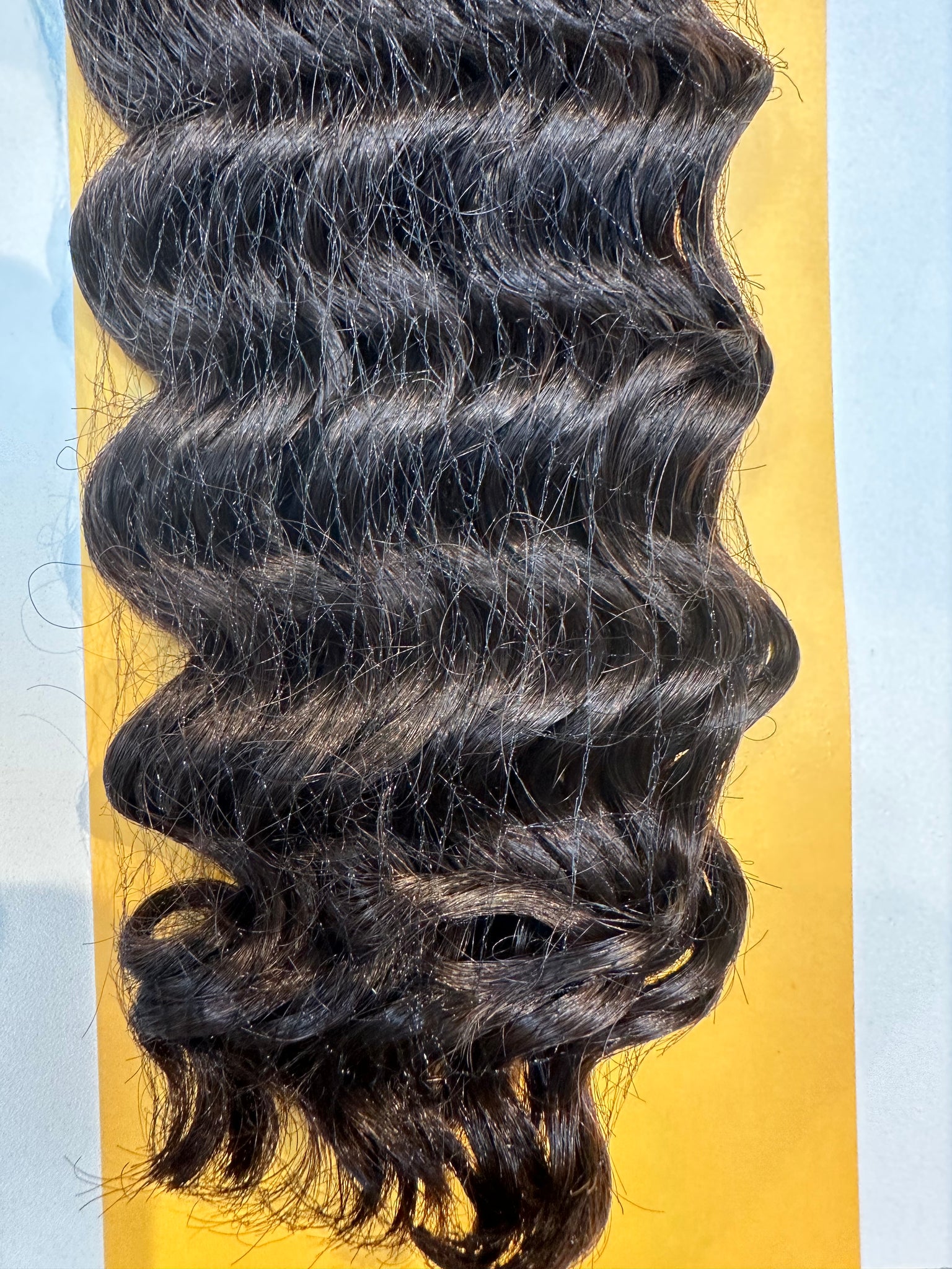 Cleopatra 100% Human Hair Remy Bulk Braiding French Deep Wave 18